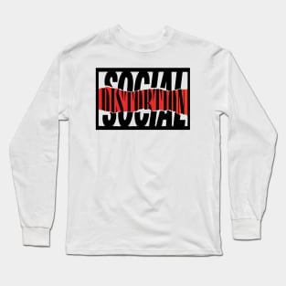 social distortion ripped style Long Sleeve T-Shirt